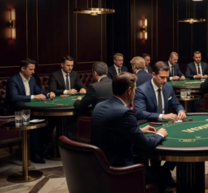 Event firmowy przy profesjonalnych stołach pokerowych